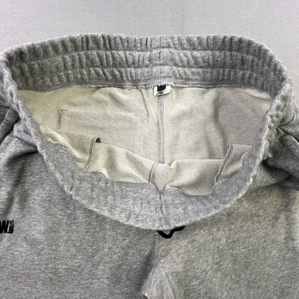 Fabletics The Year Round Terry Jogger Sweatpants Mens XL Gray Smiley Face